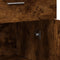 vidaXL - Dressoir - 60x30x84 - cm - bewerkt - hout - gerookt - eikenkleurig