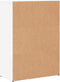 vidaXL - Dressoir - 60x30x84 - cm - bewerkt - hout - wit