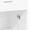 vidaXL - Dressoir - 60x30x84 - cm - bewerkt - hout - wit
