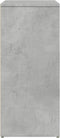 vidaXL - Dressoir - 60x31x70 - cm - bewerkt - hout - betongrijs