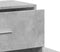 vidaXL - Dressoir - 60x31x70 - cm - bewerkt - hout - betongrijs