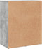 vidaXL - Dressoir - 60x31x70 - cm - bewerkt - hout - betongrijs