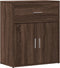 vidaXL - Dressoir - 60x31x70 - cm - bewerkt - hout - bruin - eikenkleurig