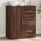 vidaXL - Dressoir - 60x31x70 - cm - bewerkt - hout - bruin - eikenkleurig
