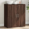 vidaXL - Dressoir - 60x31x70 - cm - bewerkt - hout - bruin - eikenkleurig