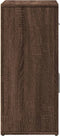 vidaXL - Dressoir - 60x31x70 - cm - bewerkt - hout - bruin - eikenkleurig
