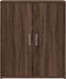 vidaXL - Dressoir - 60x31x70 - cm - bewerkt - hout - bruin - eikenkleurig