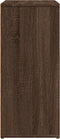 vidaXL - Dressoir - 60x31x70 - cm - bewerkt - hout - bruin - eikenkleurig