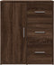 vidaXL - Dressoir - 60x31x70 - cm - bewerkt - hout - bruin - eikenkleurig
