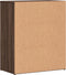 vidaXL - Dressoir - 60x31x70 - cm - bewerkt - hout - bruin - eikenkleurig