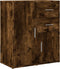 vidaXL - Dressoir - 60x31x70 - cm - bewerkt - hout - gerookt - eikenkleurig
