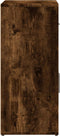 vidaXL - Dressoir - 60x31x70 - cm - bewerkt - hout - gerookt - eikenkleurig
