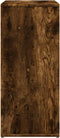 vidaXL - Dressoir - 60x31x70 - cm - bewerkt - hout - gerookt - eikenkleurig