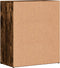 vidaXL - Dressoir - 60x31x70 - cm - bewerkt - hout - gerookt - eikenkleurig