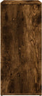 vidaXL - Dressoir - 60x31x70 - cm - bewerkt - hout - gerookt - eikenkleurig