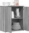 vidaXL - Dressoir - 60x31x70 - cm - bewerkt - hout - grijs - sonoma