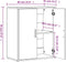 vidaXL - Dressoir - 60x31x70 - cm - bewerkt - hout - grijs - sonoma