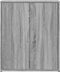 vidaXL - Dressoir - 60x31x70 - cm - bewerkt - hout - grijs - sonoma