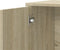 vidaXL - Dressoir - 60x31x70 - cm - bewerkt - hout - sonoma - eikenkleurig