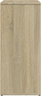 vidaXL - Dressoir - 60x31x70 - cm - bewerkt - hout - sonoma - eikenkleurig
