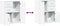 vidaXL - Dressoir - 60x31x70 - cm - bewerkt - hout - wit