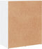 vidaXL - Dressoir - 60x31x70 - cm - bewerkt - hout - wit