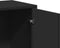 vidaXL - Dressoir - 60x31x70 - cm - bewerkt - hout - zwart