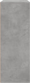 vidaXL - Dressoir - 60x31x84 - cm - bewerkt - hout - betongrijs