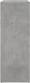vidaXL - Dressoir - 60x31x84 - cm - bewerkt - hout - betongrijs
