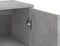 vidaXL - Dressoir - 60x31x84 - cm - bewerkt - hout - betongrijs