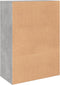 vidaXL - Dressoir - 60x31x84 - cm - bewerkt - hout - betongrijs
