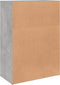 vidaXL - Dressoir - 60x31x84 - cm - bewerkt - hout - betongrijs