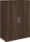 vidaXL - Dressoir - 60x31x84 - cm - bewerkt - hout - bruin - eikenkleur