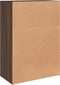 vidaXL - Dressoir - 60x31x84 - cm - bewerkt - hout - bruin - eikenkleur