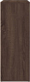 vidaXL - Dressoir - 60x31x84 - cm - bewerkt - hout - bruin - eikenkleur