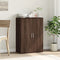 vidaXL - Dressoir - 60x31x84 - cm - bewerkt - hout - bruin - eikenkleur