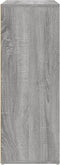 vidaXL - Dressoir - 60x31x84 - cm - bewerkt - hout - grijs - sonoma - eikenkleurig