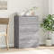 vidaXL - Dressoir - 60x31x84 - cm - bewerkt - hout - grijs - sonoma - eikenkleurig
