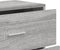 vidaXL - Dressoir - 60x31x84 - cm - bewerkt - hout - grijs - sonoma - eikenkleurig