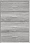 vidaXL - Dressoir - 60x31x84 - cm - bewerkt - hout - grijs - sonoma - eikenkleurig