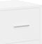 vidaXL - Dressoir - 60x31x84 - cm - bewerkt - hout - wit