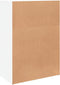 vidaXL - Dressoir - 60x31x84 - cm - bewerkt - hout - wit