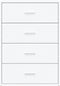 vidaXL - Dressoir - 60x31x84 - cm - bewerkt - hout - wit