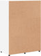 vidaXL - Dressoir - 60x31x84 - cm - bewerkt - hout - wit