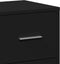 vidaXL - Dressoir - 60x31x84 - cm - bewerkt - hout - zwart