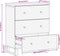 vidaXL - Dressoir - 60x33,5x75 - cm - massief - mangohout - bruin - en - zwart