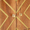 vidaXL - Dressoir - 60x33,5x75 - cm - massief - mangohout - bruin - en - zwart