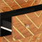 vidaXL - Dressoir - 60x33,5x75 - cm - massief - mangohout - bruin - en - zwart