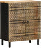 vidaXL - Dressoir - 60x33,5x75 - cm - massief - ruw - mangohout