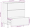 vidaXL - Dressoir - 60x33,5x75 - cm - massief - ruw - mangohout